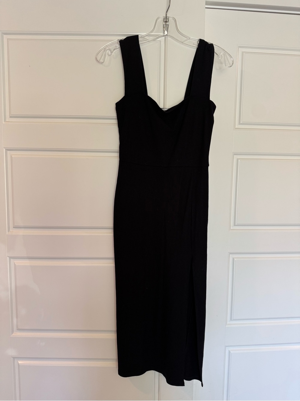 Reformation Cassi Knit Dress in black